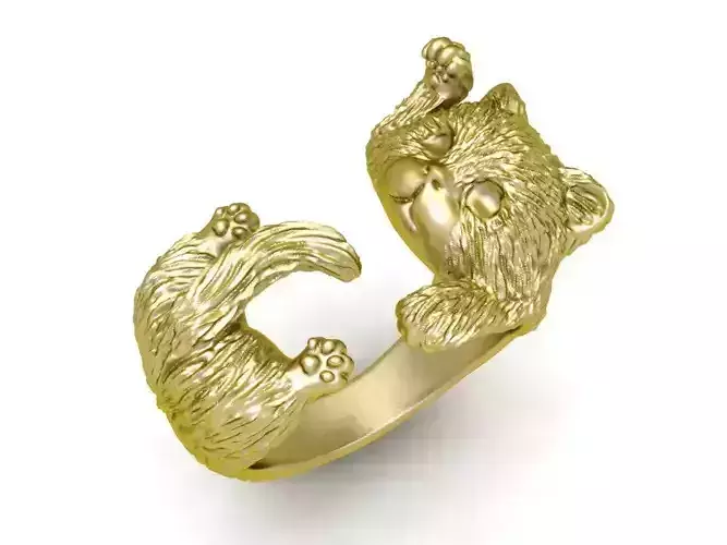 Hello Cat Ring for Women 1752
