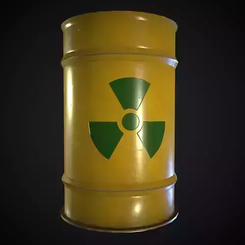 Radiation metal drum 