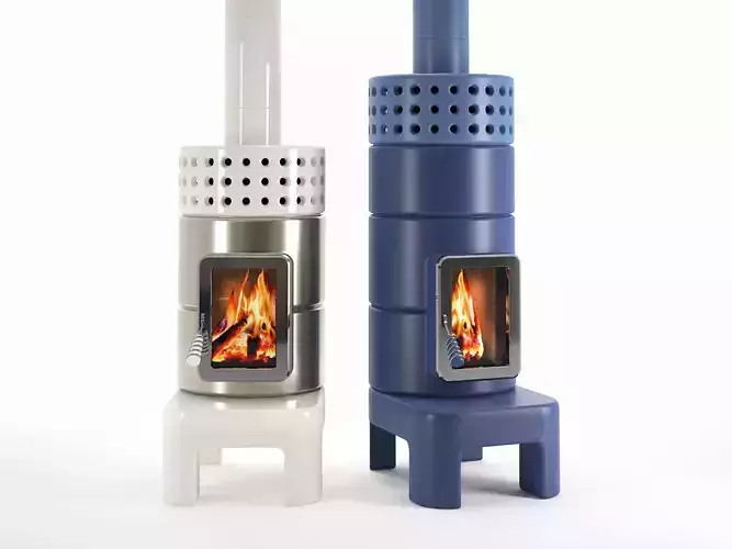 Round stack slim long      Round stack slim long 2 size 3D model