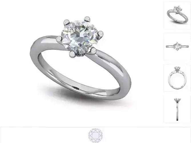 Women ring 3dm stl render detail