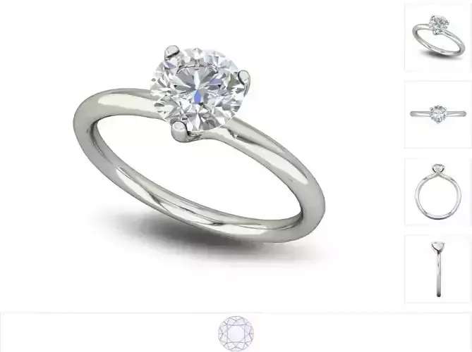 Women ring 3dm stl render detail