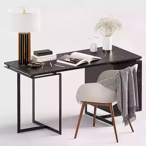 CB2 Office set 3D model