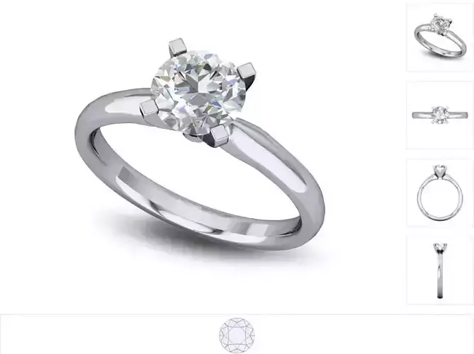 Women ring 3dm stl render detail