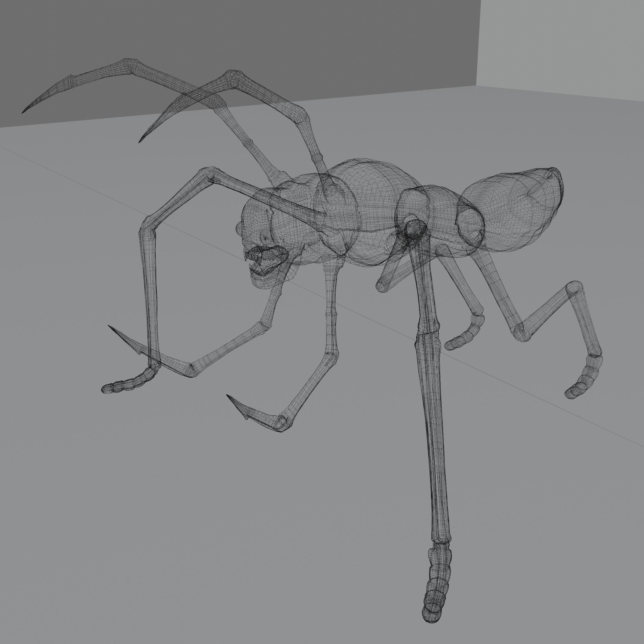  Arthropoda creature Low-poly 3D model_9