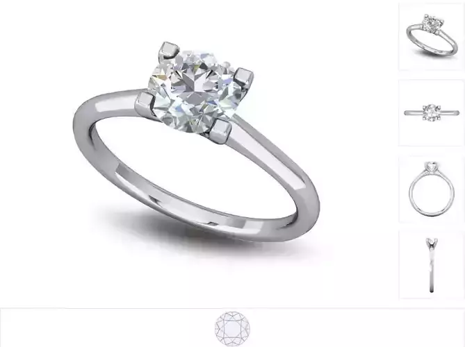 Women ring 3dm stl render detail