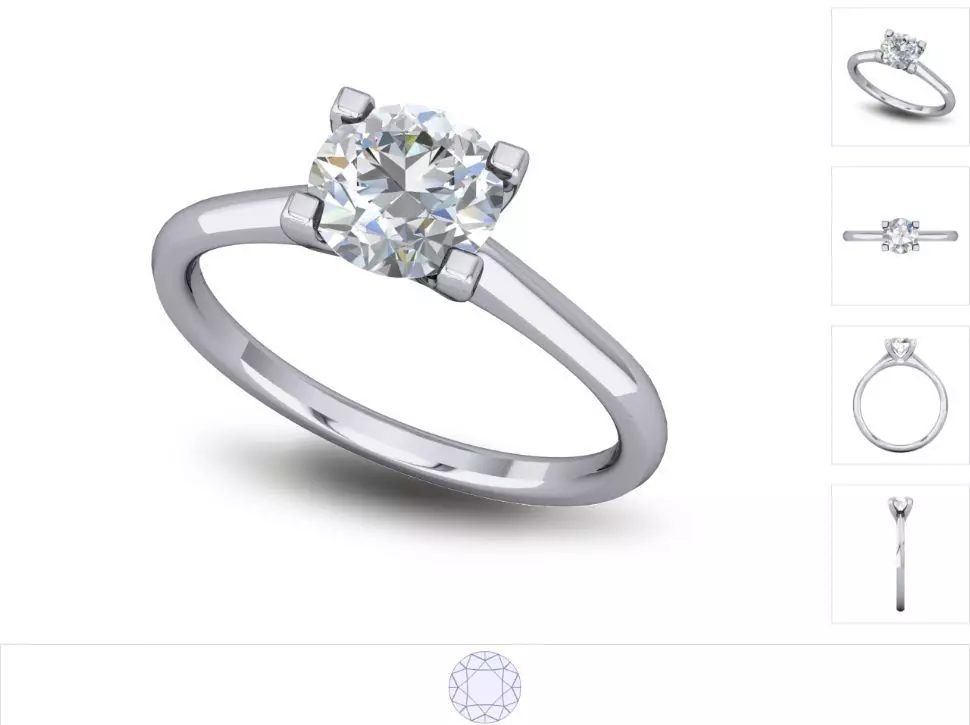 Women ring 3dm stl render detail 3D print model_0