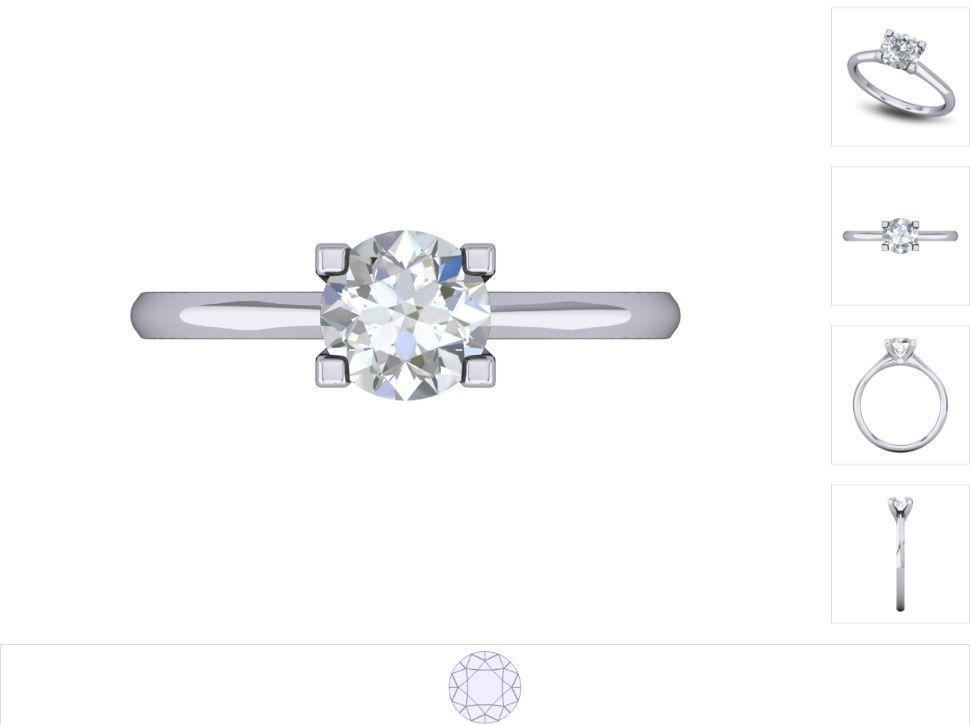 Women ring 3dm stl render detail 3D print model_1