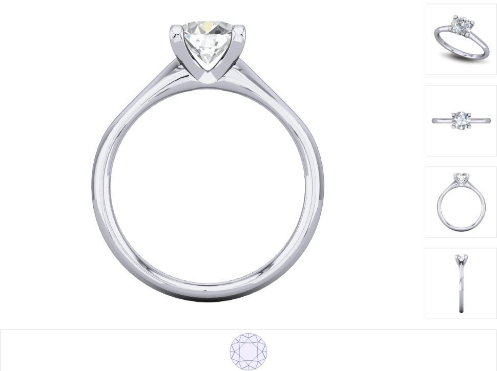 Women ring 3dm stl render detail 3D print model_2