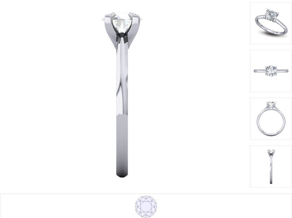 Women ring 3dm stl render detail 3D print model_3