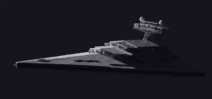 Star destroyer model 3D model