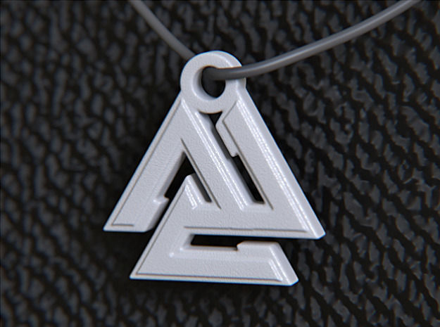 Valknut Pendant 3D print model
