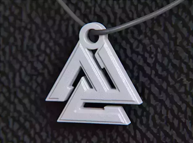 Valknut Pendant 3D print model