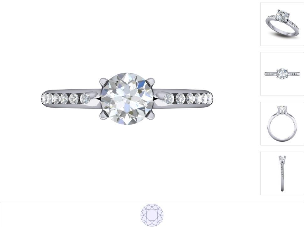 Women ring 3dm stl render detail 3D print model_1