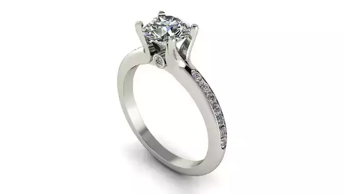 Women ring 3dm stl render detail