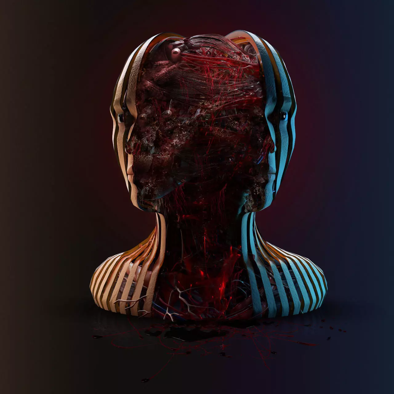 3d Character FaceBook Model 3D model_0