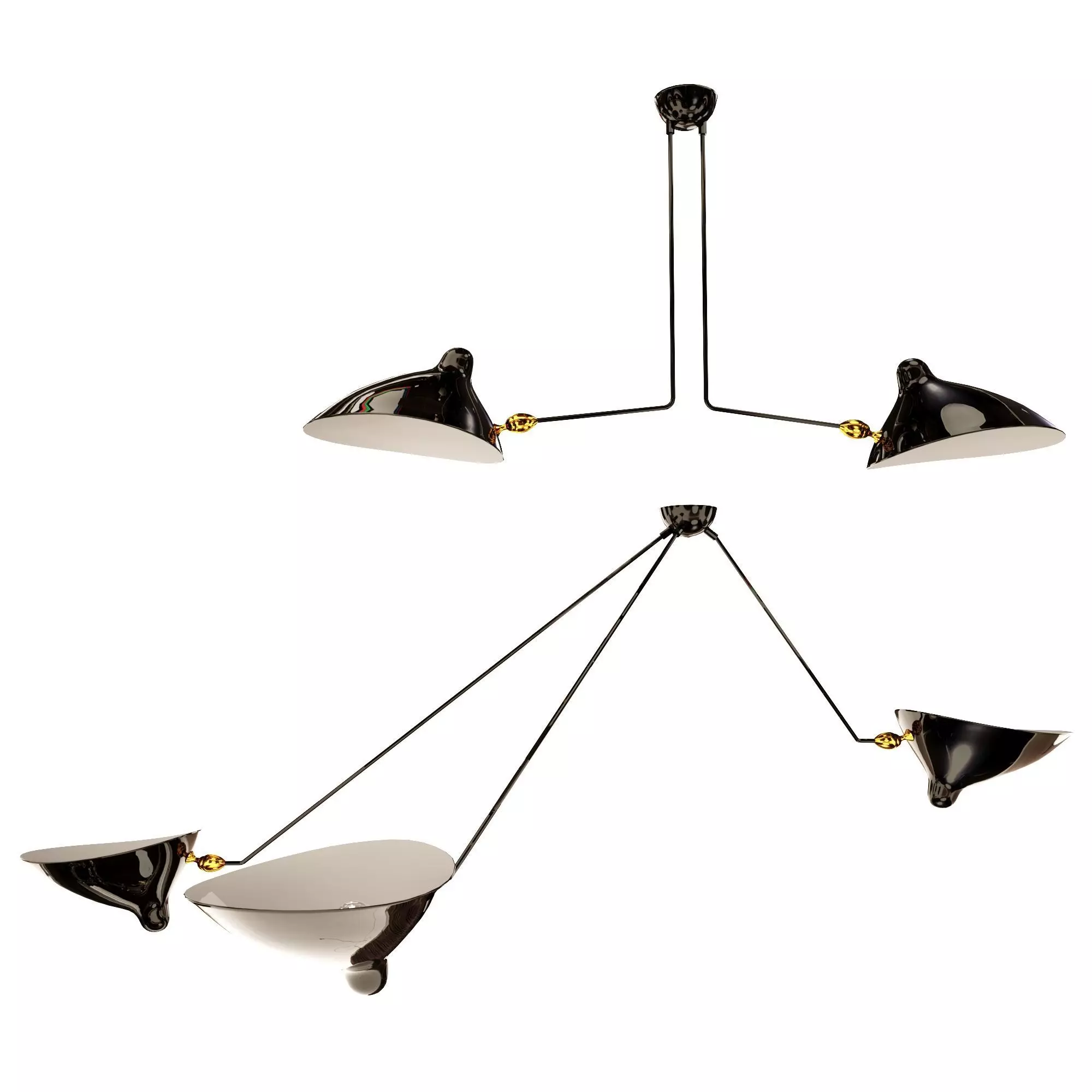 SPIDER-PAR3B-P2B pendant lamp 3D model_0