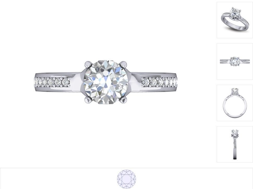 Women ring 3dm stl render detail 3D print model_1