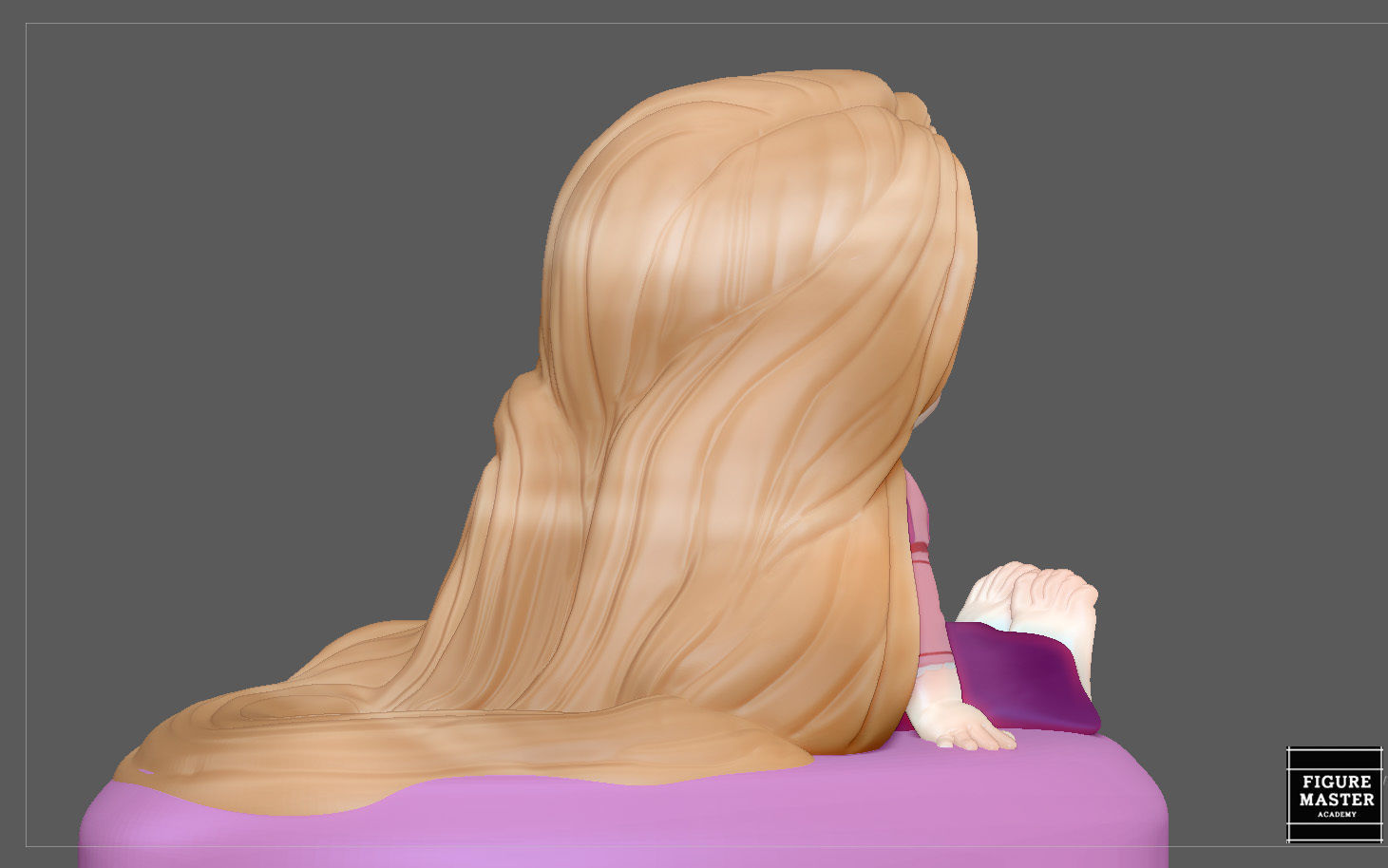 RAPUNZEL BABY PRINCESS DISNEY CHARACTER CUTE 3D PRINT MODEL 3D print model_5