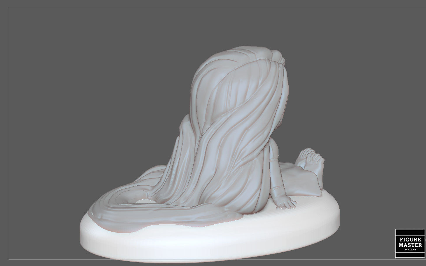 RAPUNZEL BABY PRINCESS DISNEY CHARACTER CUTE 3D PRINT MODEL 3D print model_13