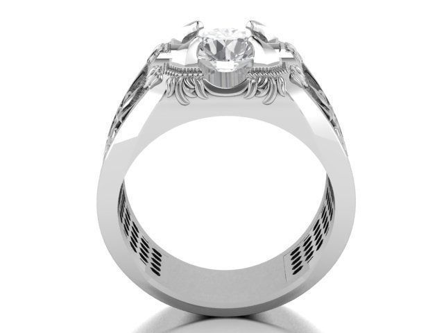 men ring 3D print model_18