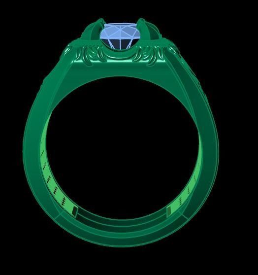 men ring 3D print model_11