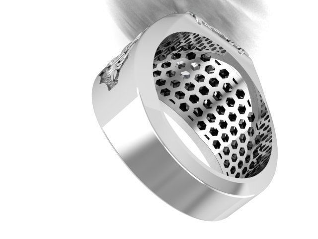 men ring 3D print model_3