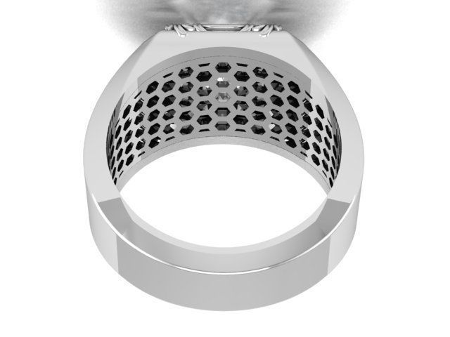 men ring 3D print model_19