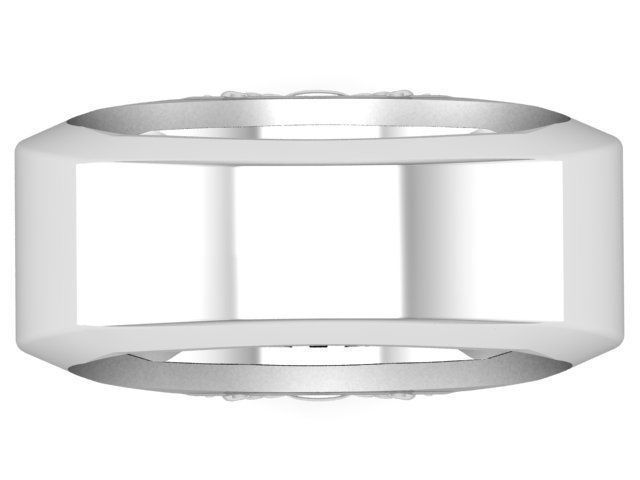 men ring 3D print model_5