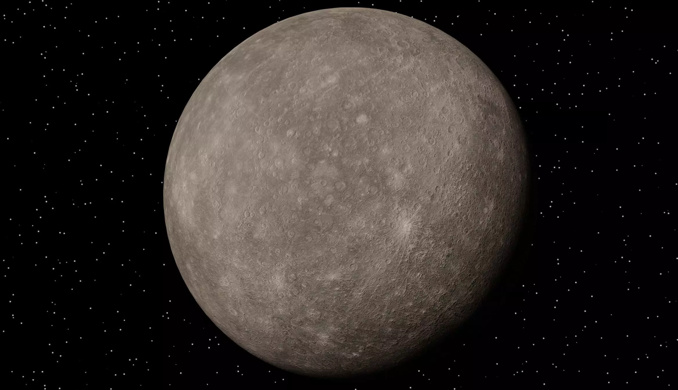 Mercury Planet textured 2k and 8k Resolutions 3D model 3D model_0