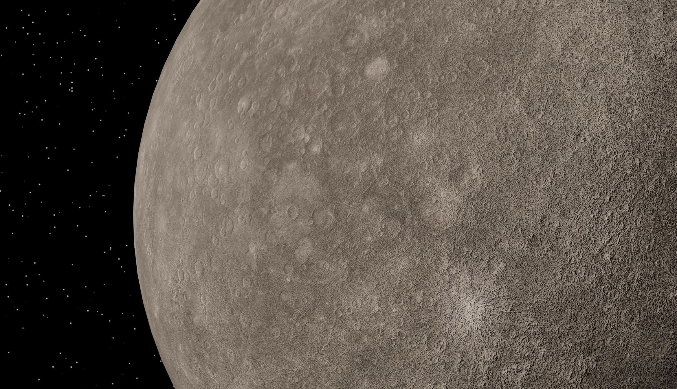 Mercury Planet textured 2k and 8k Resolutions 3D model 3D model_1