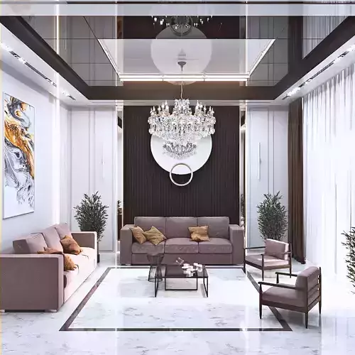 Modern style interior - blender cycles