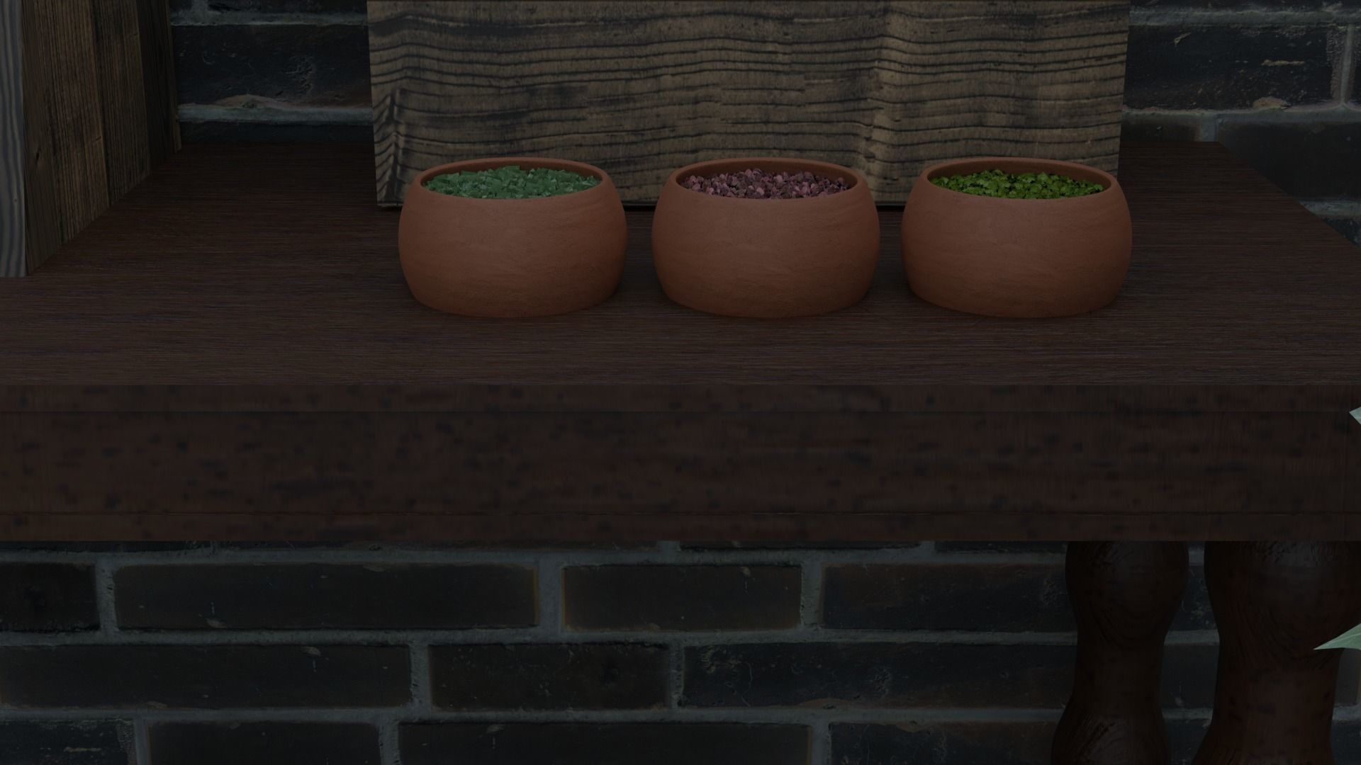 Alchemy room with assets 3D model_6