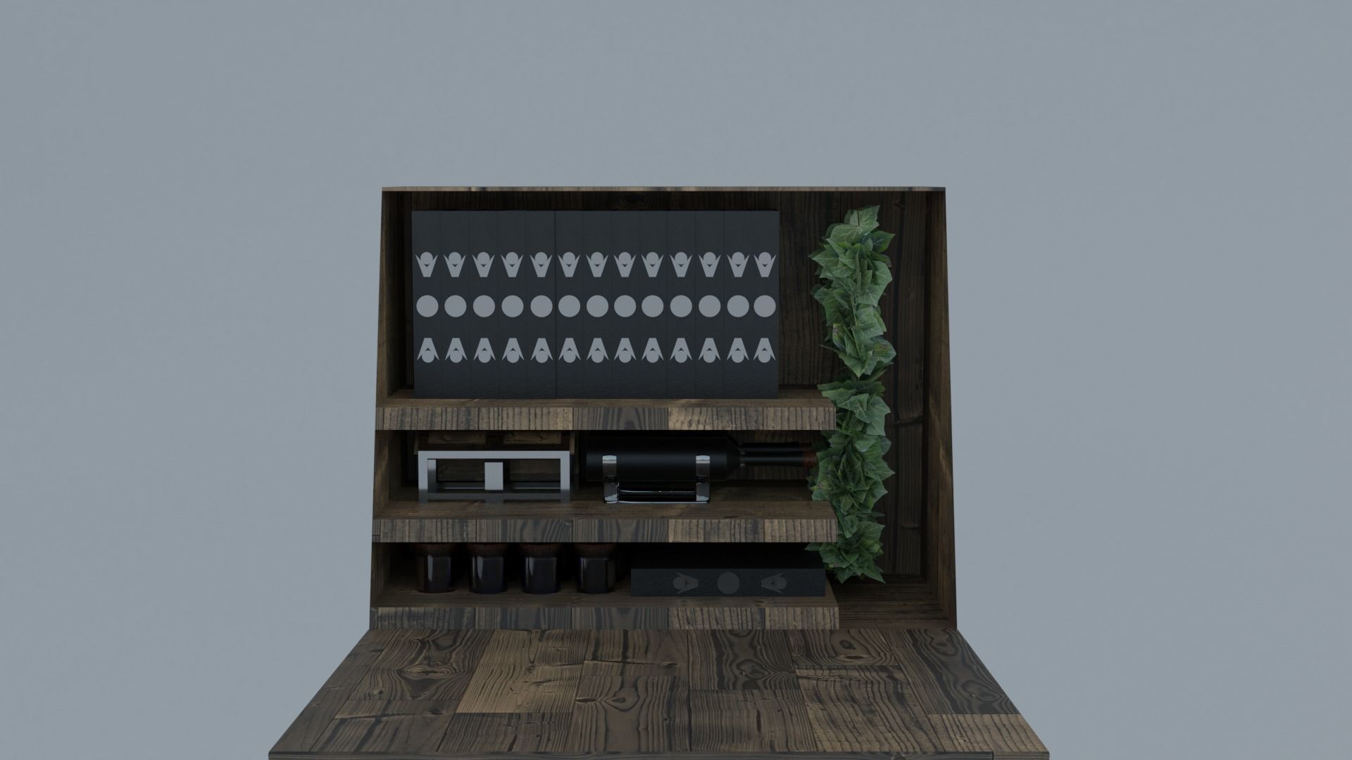 Alchemy room with assets 3D model_12