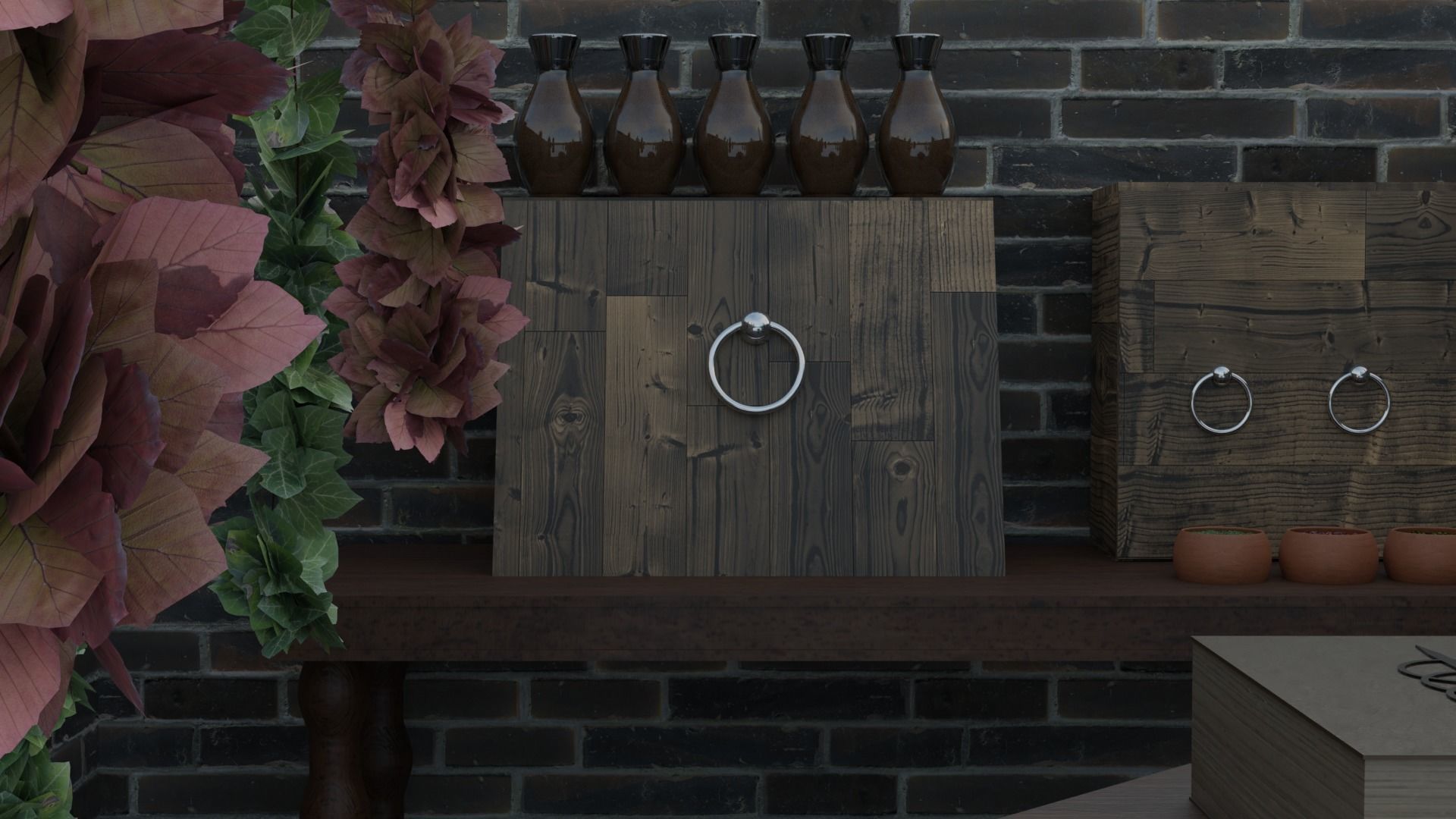 Alchemy room with assets 3D model_2