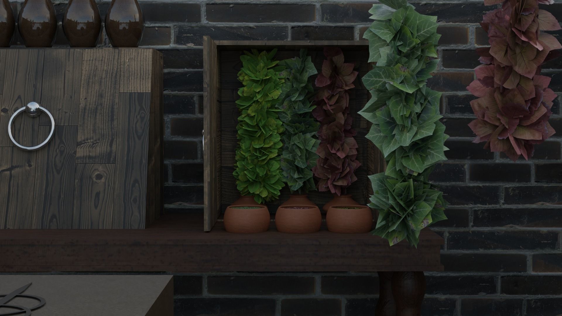 Alchemy room with assets 3D model_5