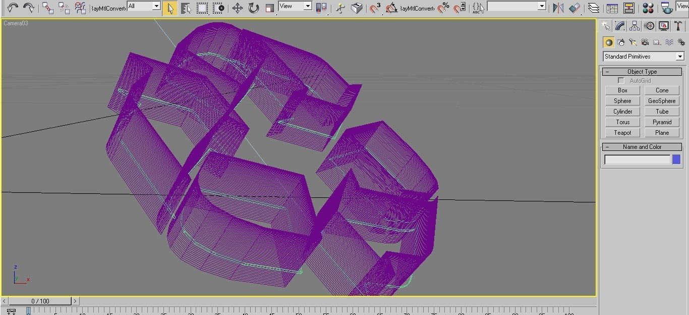 Glowing Recycle -PLASTIC with Green GLOW Low-poly 3D model_6