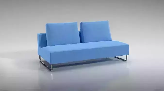 Blue Futuristic Sofa