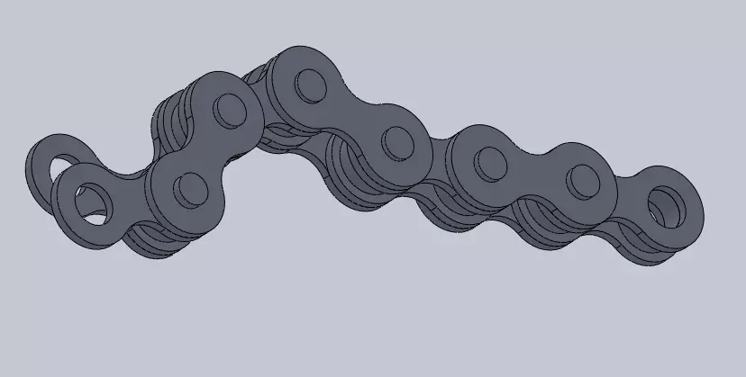Bicycle Chain 3D model_0