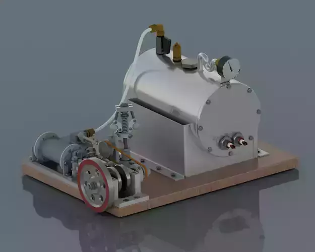 Steam Engine 3D model