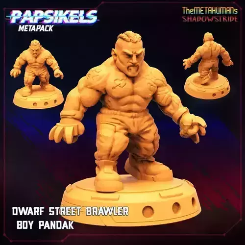  DWARF STREET BRAWLER BOY PANDAK 3D print model