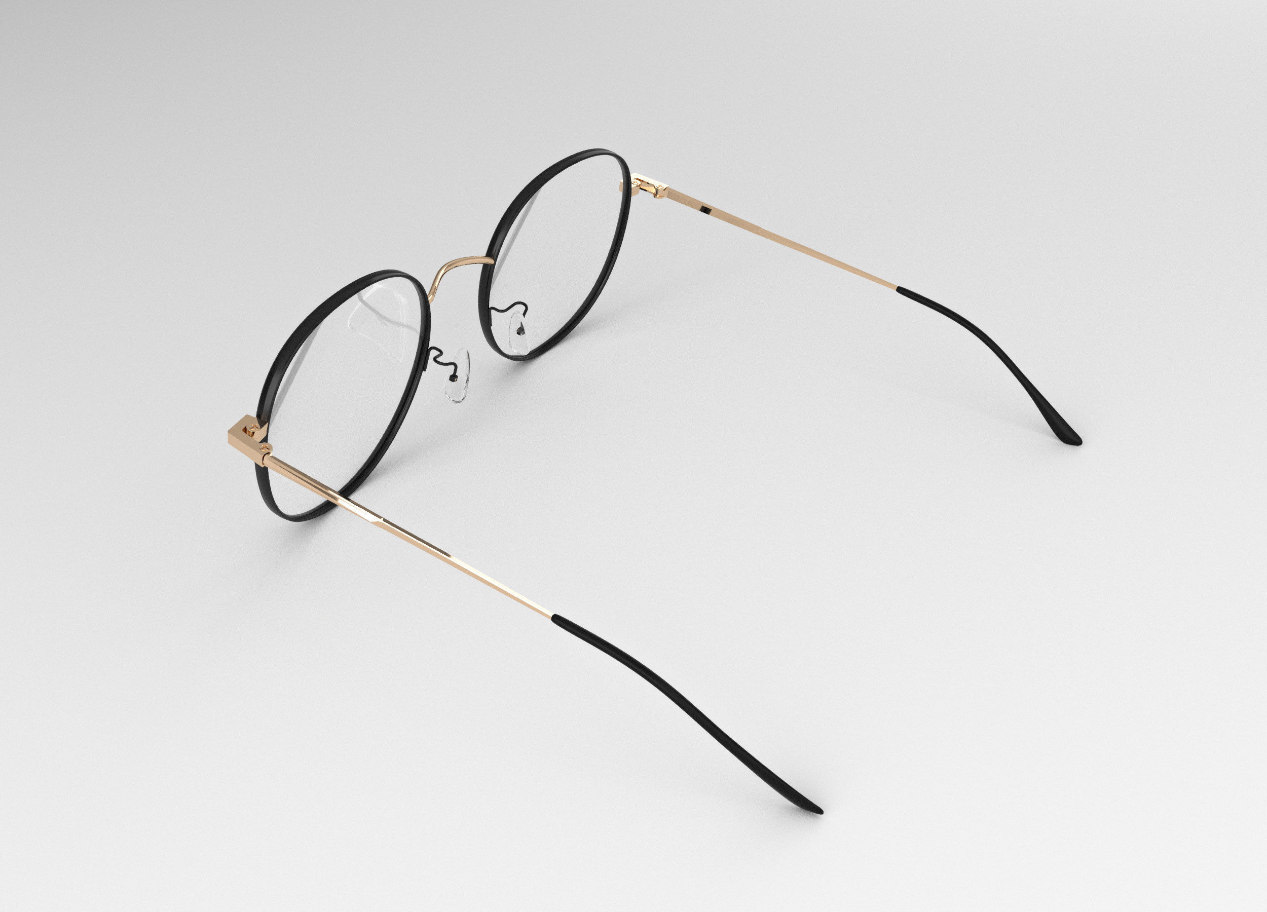 Eyeglasses for Men and Women 3D model_4