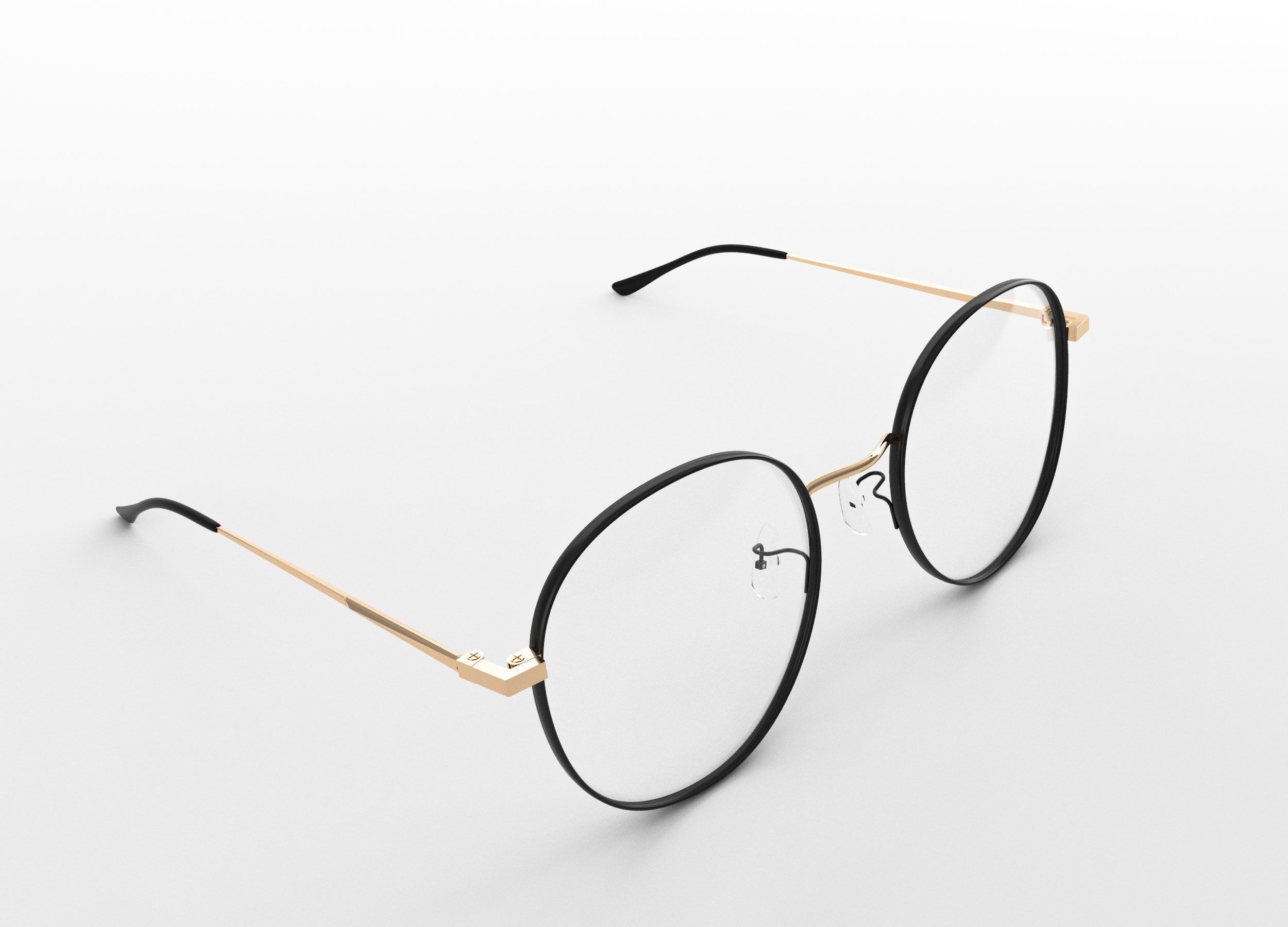 Eyeglasses for Men and Women 3D model_3