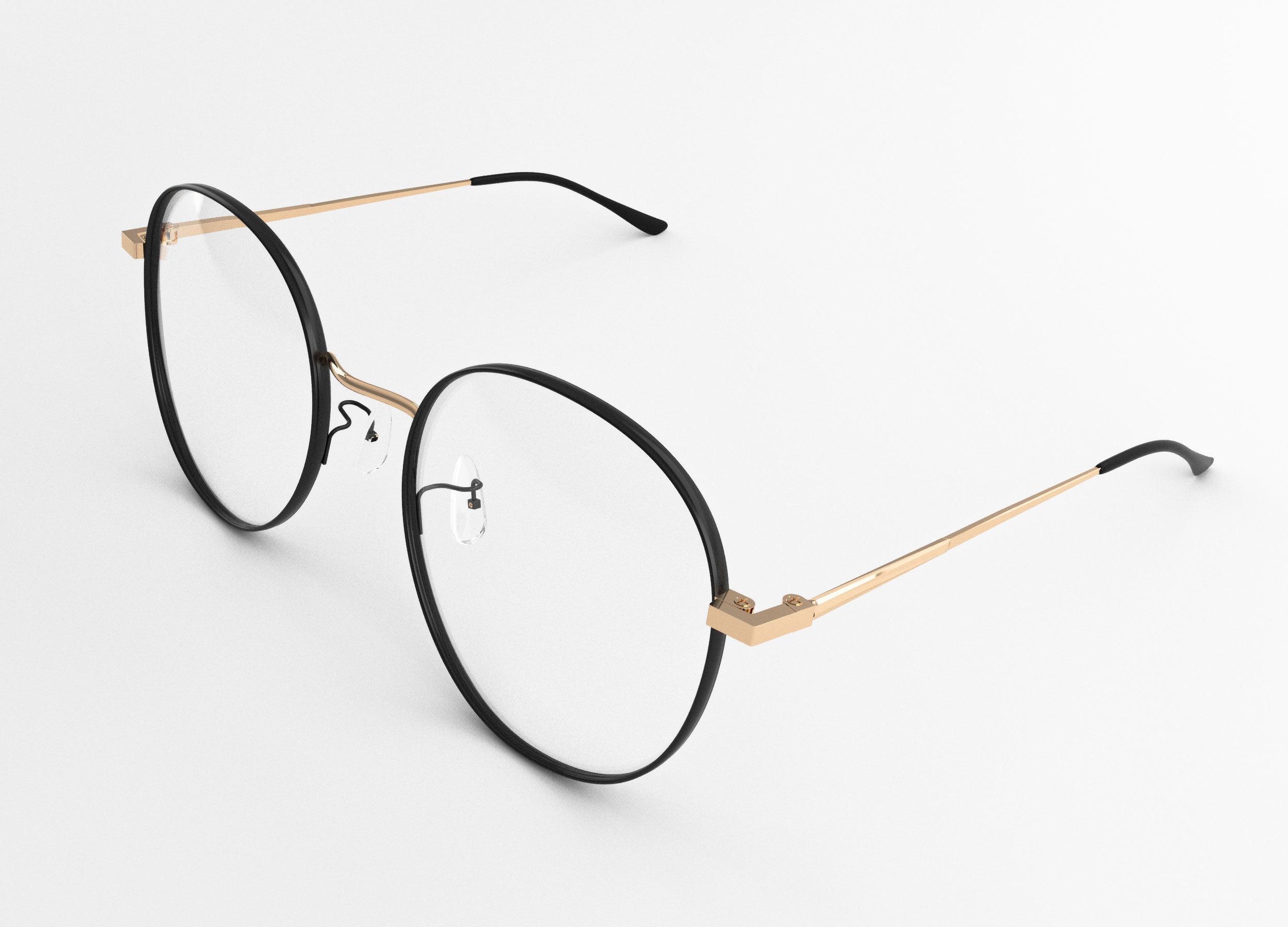 Eyeglasses for Men and Women 3D model_2