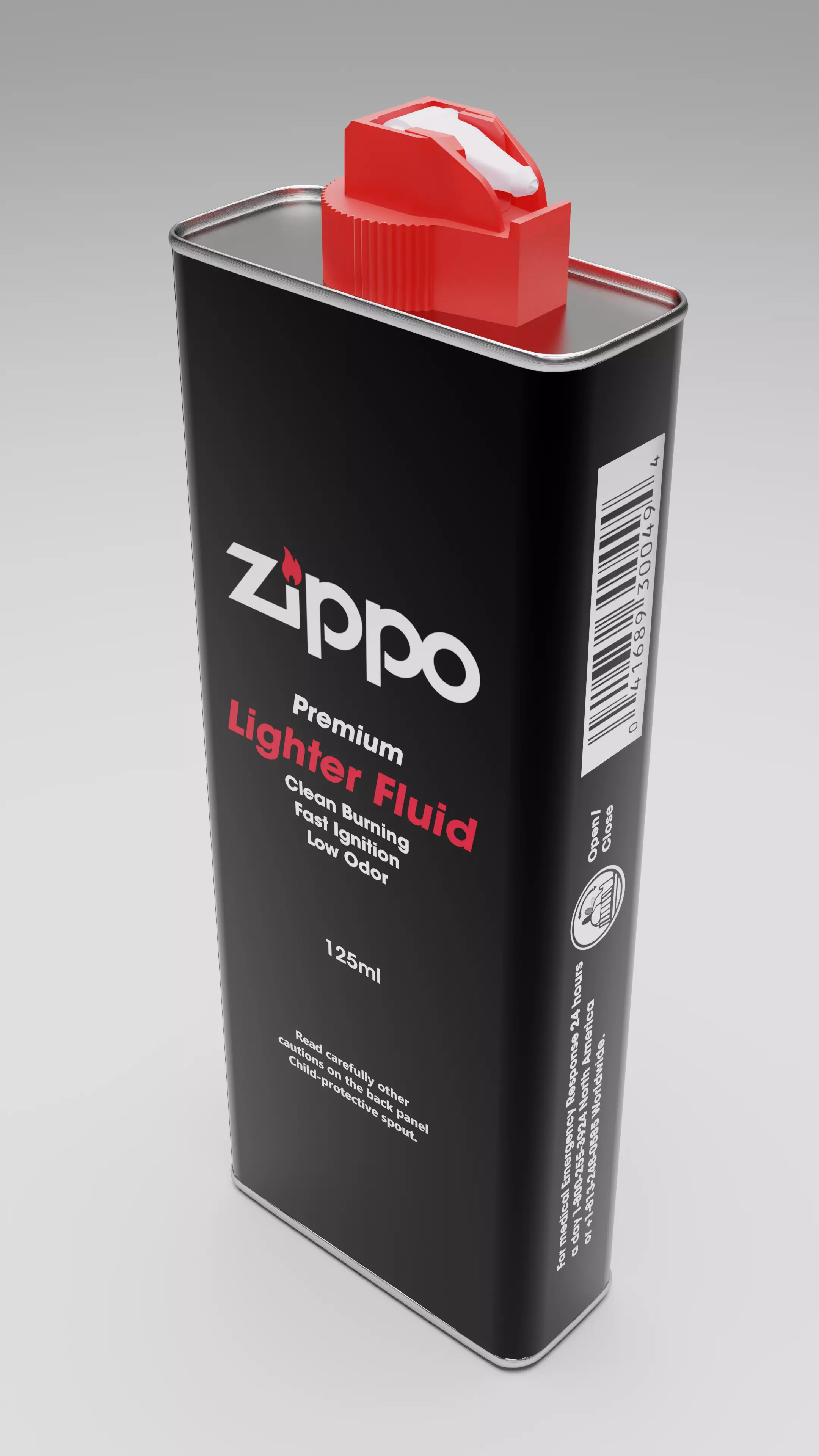 Zippo Lighter Fluid 3D model 3D model_0