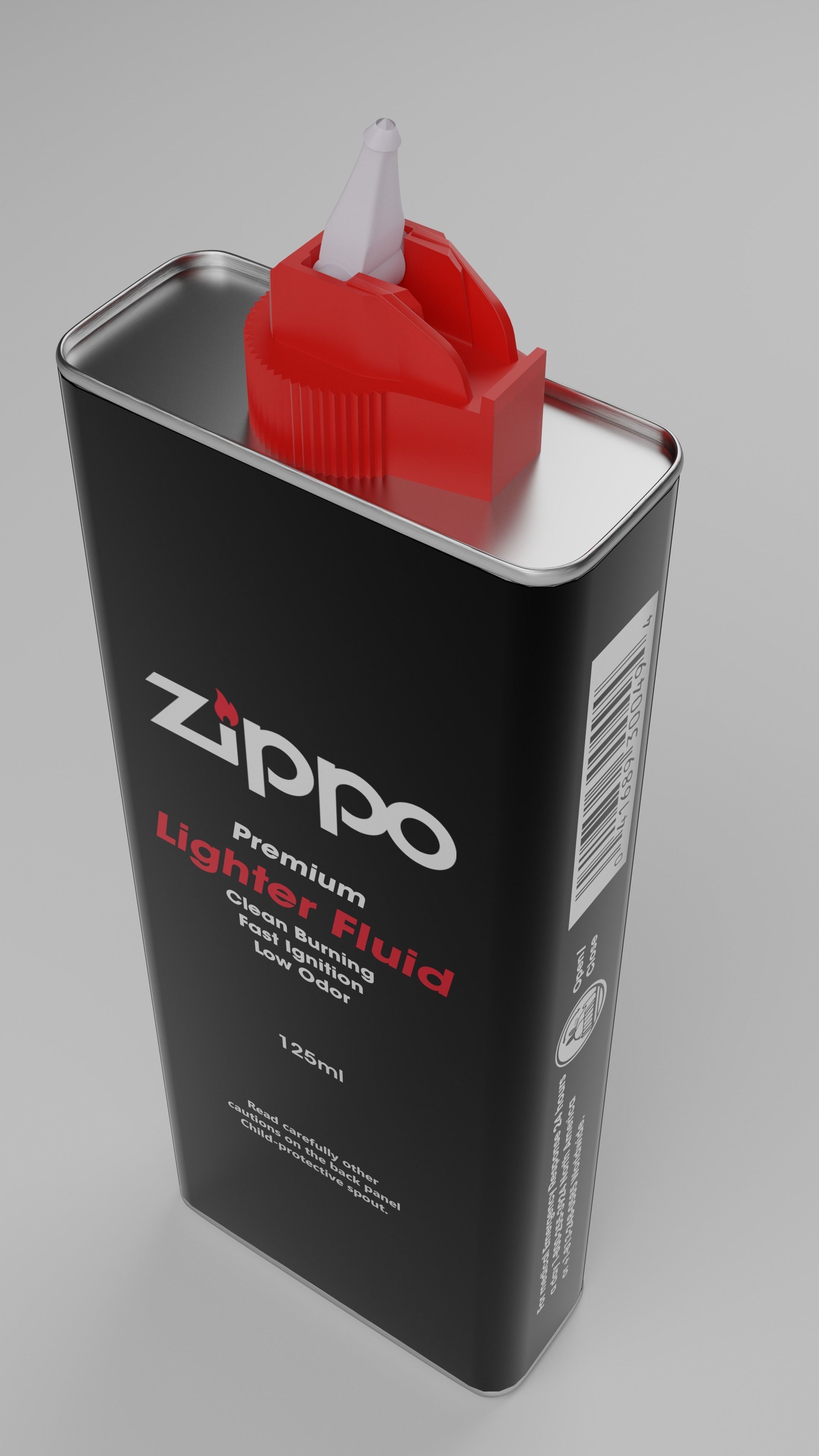 Zippo Lighter Fluid 3D model 3D model_3