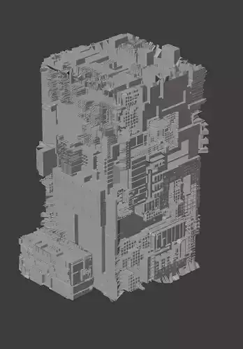 future house house future 3d 3D model