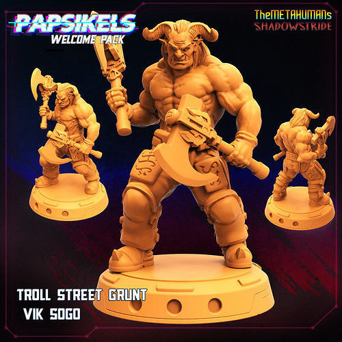 TROLL STREET GRUNT VIK SOGO 3D print model