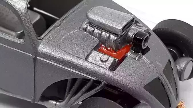 V8 with blower 3D print model