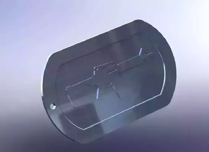 M4 Dogtag 3D print model 3D print model