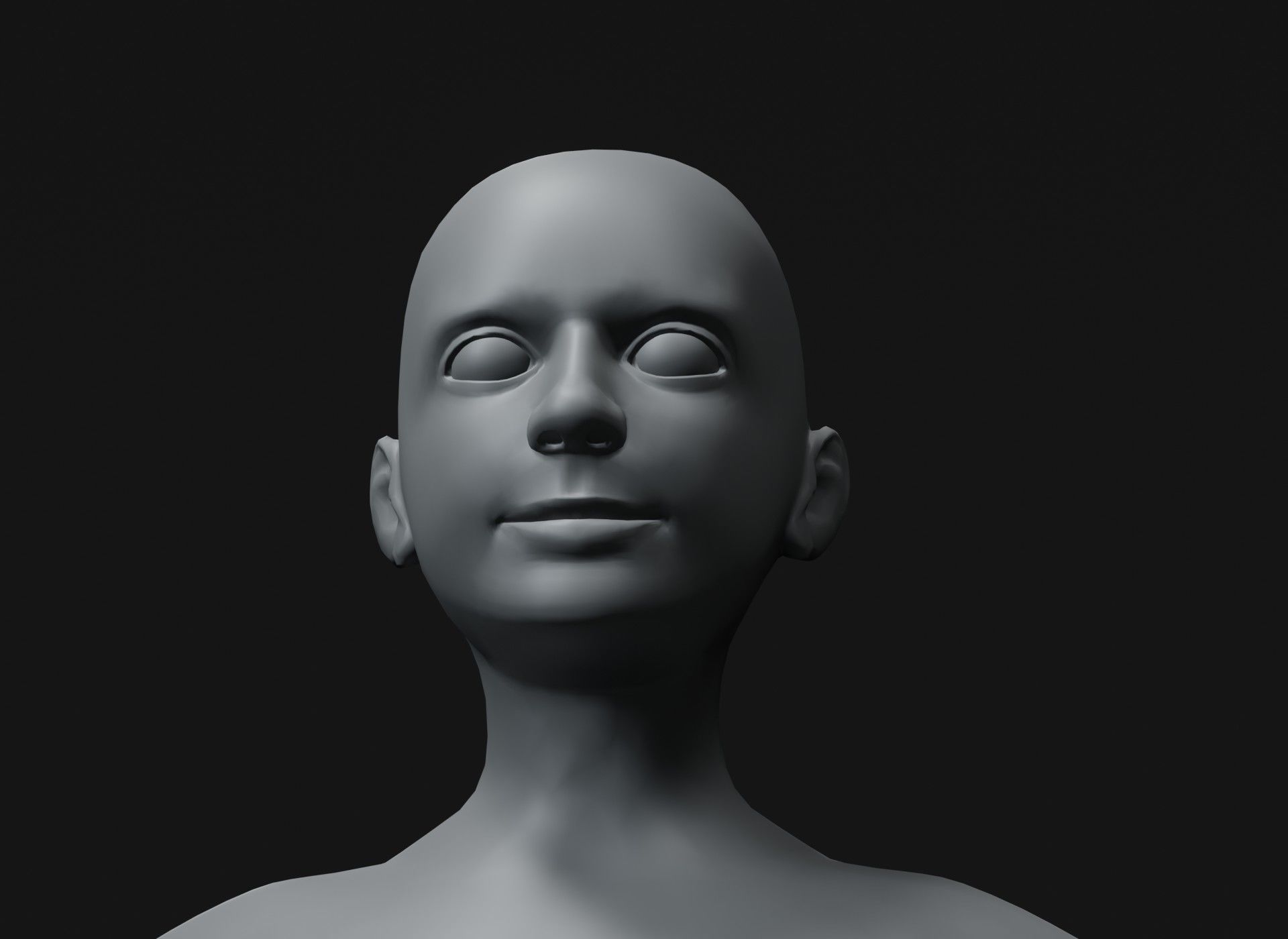 Boy Kid Body Base Mesh 3D Model 20k Polygons Low-poly 3D model_16